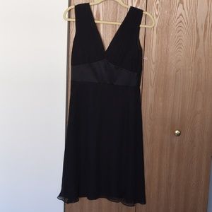Black Silk/Crepe WHBM Cocktail Dress